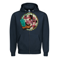 Navy kick the dust up Zipper Hoodie - JahusDesignShop