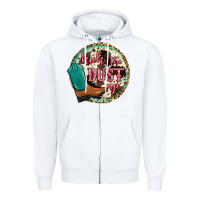 White kick the dust up Zipper Hoodie - JahusDesignShop
