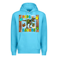 Ocean Blue papa saurus Premium Hoodie - Artiststas