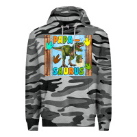 Slate Camo papa saurus Premium Hoodie - Artiststas