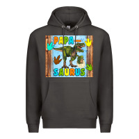 Smoke papa saurus Premium Hoodie - Artiststas