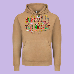Surgical Technologist Vintage Hoodie Designed By Cowhidedigitalart