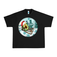 Black Slide Avocado Urban Heavy Tee - FaDigitalArtStudio