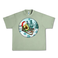 Oil Green Slide Avocado Urban Heavy Tee - FaDigitalArtStudio