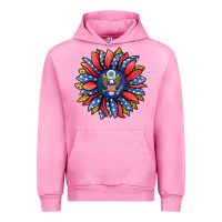Fuchsia Pink american sunflower Urban Hoodie - Jasminsmagicworld