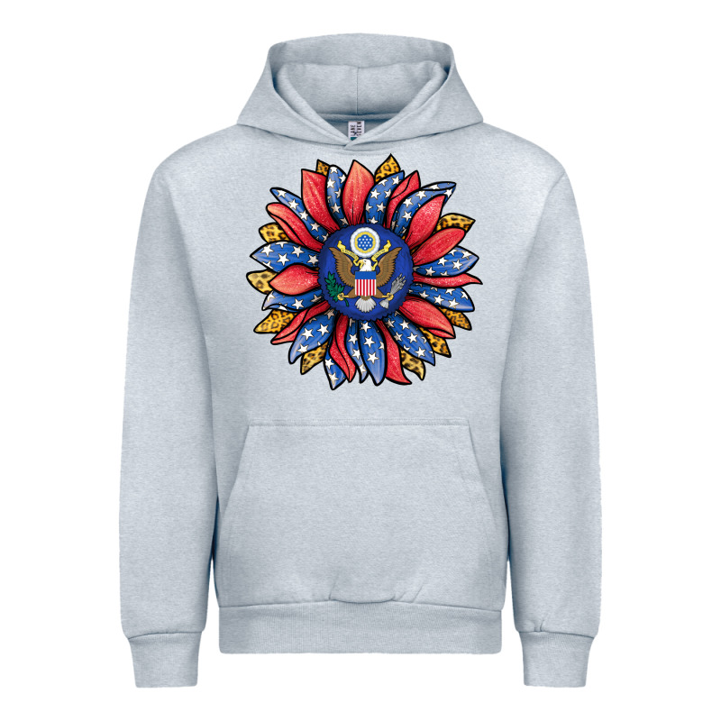 American Sunflower Urban Hoodie by Jasminsmagicworld | Teevron