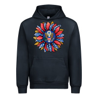 Navy american sunflower Urban Hoodie - Jasminsmagicworld