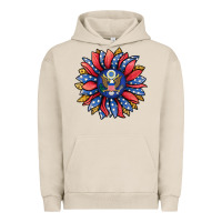 Pigment French Oak american sunflower Urban Hoodie - Jasminsmagicworld