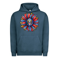 Pigment Midnight Navy american sunflower Urban Hoodie - Jasminsmagicworld