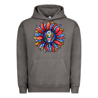 Pigment Tornado american sunflower Urban Hoodie - Jasminsmagicworld