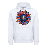 White american sunflower Urban Hoodie - Jasminsmagicworld