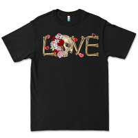 Black Skull love Valentine's Day Premium Tee - FaDigitalArtStudio