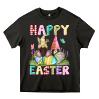 Asphalt Happy Easter gnomies Easter Day Heavy Core Tee - CowGirlArtShop