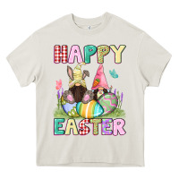 Cream Happy Easter gnomies Easter Day Heavy Core Tee - CowGirlArtShop