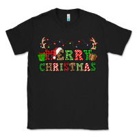 Black merry christmas Classic Tee - OliviaCreatesArt