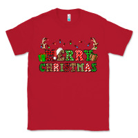 Red merry christmas Classic Tee - OliviaCreatesArt