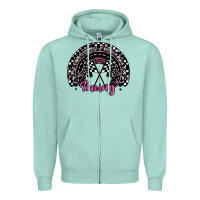 Seafoam racing checkered rainbow Zipper Hoodie - JahusDesignShop