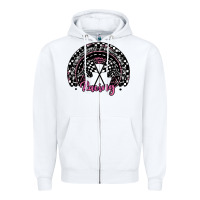 White racing checkered rainbow Zipper Hoodie - JahusDesignShop