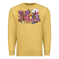Antique Gold valentines day ma nurse Premium Sweatshirt - RanaPortraitStore
