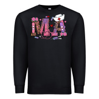 Black valentines day ma nurse Premium Sweatshirt - RanaPortraitStore