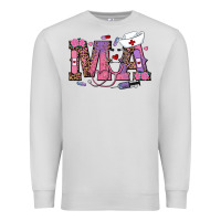 Dove Grey valentines day ma nurse Premium Sweatshirt - RanaPortraitStore