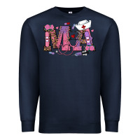 Navy valentines day ma nurse Premium Sweatshirt - RanaPortraitStore