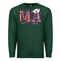 Sports Green valentines day ma nurse Premium Sweatshirt - RanaPortraitStore