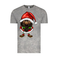 Cloud Rock afro santa gnomes Vintage Tee - FaDigitalArtStudio