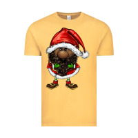 Vintage Mustard afro santa gnomes Vintage Tee - FaDigitalArtStudio