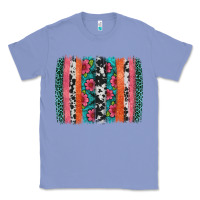 Colony Blue easter spring floral brushstroke Classic Tee - Artiststas
