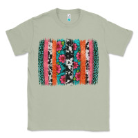 Matcha easter spring floral brushstroke Classic Tee - Artiststas