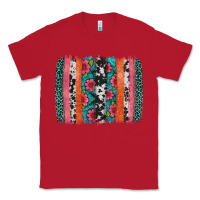 Red easter spring floral brushstroke Classic Tee - Artiststas