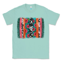 Seafoam easter spring floral brushstroke Classic Tee - Artiststas