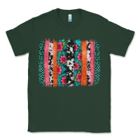 Sports Green easter spring floral brushstroke Classic Tee - Artiststas
