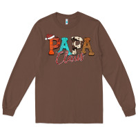 Chestnut Papa Claus Long Sleeve Tee - CowhideDigitalArt