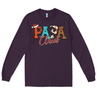 Plum Papa Claus Long Sleeve Tee - CowhideDigitalArt