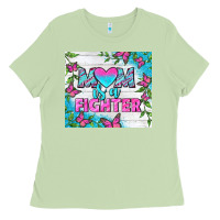 Matcha Mom Is A Fighter Tumbler Ladies Tee - BundleAndBundleShop