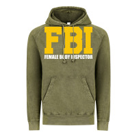 Vintage Olive FBI, Female Body Inspector Funny Vintage Hoodie - DesigneFamous