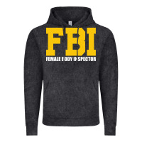 Vintage Black FBI, Female Body Inspector Funny Vintage Hoodie - DesigneFamous