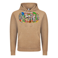 Vintage Coffee baseball brother Vintage Hoodie - CowhideDigitalArt