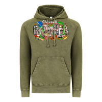 Vintage Olive baseball brother Vintage Hoodie - CowhideDigitalArt