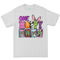 Dove Grey Easter Day One hoppy mama Premium Tee - OliviaCreatesArt