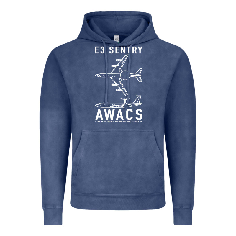 E 3 Sentry Awacs Plane Gift Vintage Hoodie by DesigneFamous | Teevron