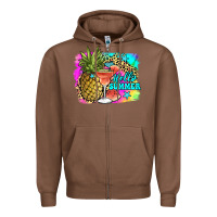 Chestnut hello summer Zipper Hoodie - JahusDesignShop