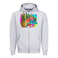 Heather Grey hello summer Zipper Hoodie - JahusDesignShop