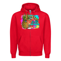 Red hello summer Zipper Hoodie - JahusDesignShop