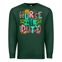 Sports Green nurse off duty summer break Premium Sweatshirt - RanaPortraitStore
