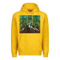 Lemon brachiosaurus Premium Hoodie - Artiststas