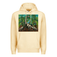 Pina Colada brachiosaurus Premium Hoodie - Artiststas