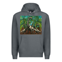 Rock brachiosaurus Premium Hoodie - Artiststas